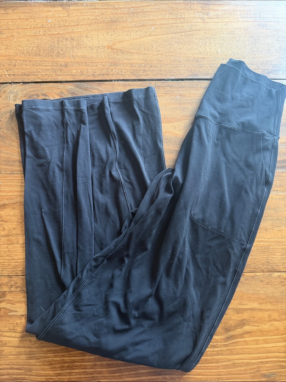 Aerie Offline women’s wide leg leggings- black